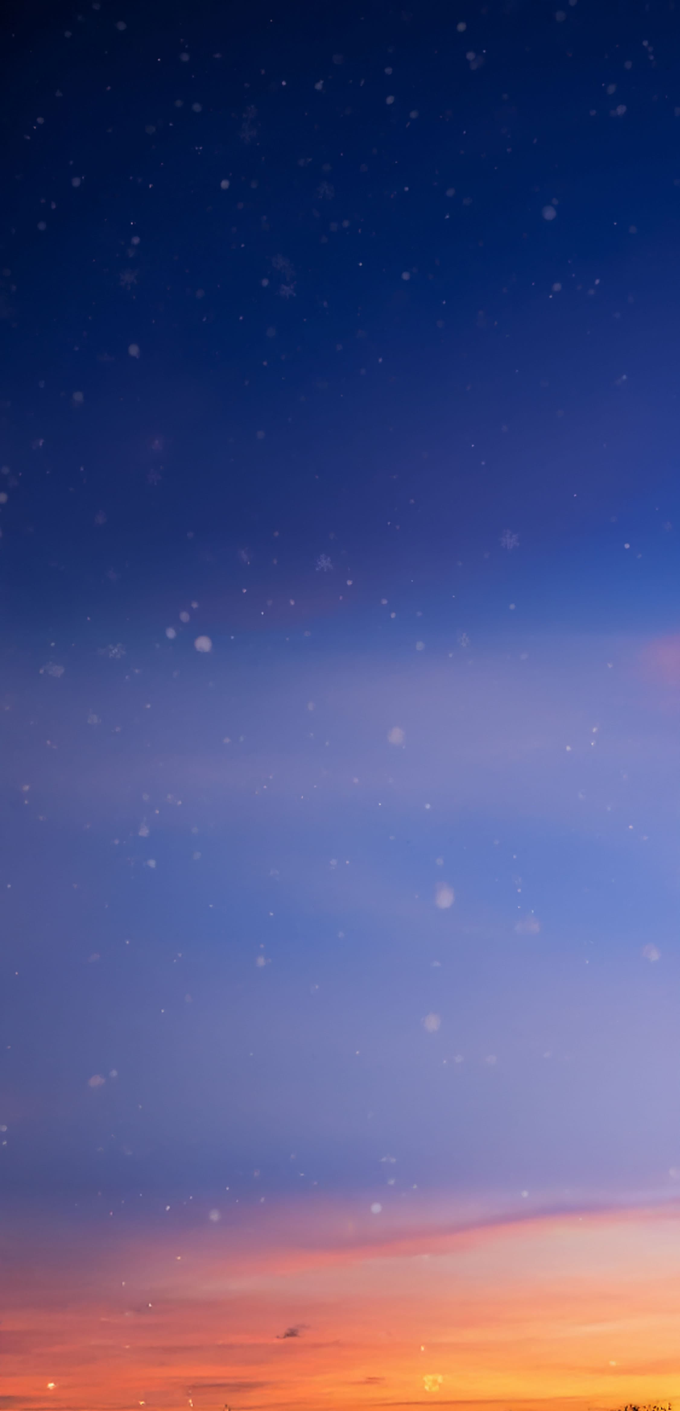 Snowy background image sky